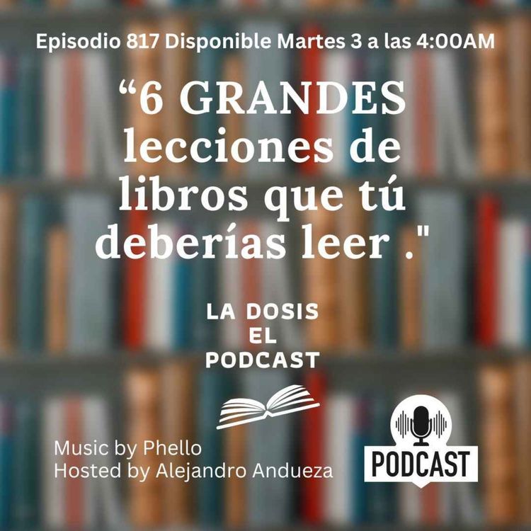 cover art for 6 GRANDES lecciones de libros que tú deberías leer.