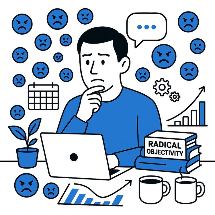 cover art for 一晚收2萬個「嬲」，事業盡毀！Mingjai 如何靠「激進地客觀」走出人生最低谷？( 好書推薦：激進地客觀）