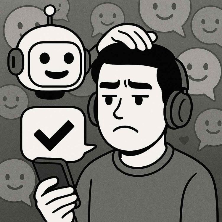 cover art for AI最大的謊言，是它說的每一句「你沒問題」