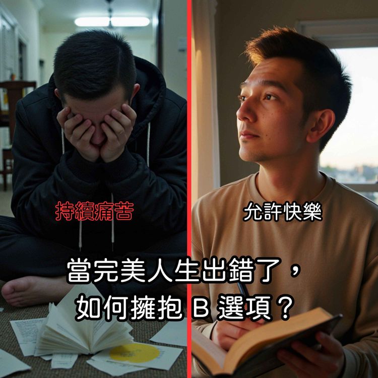 cover art for 快樂不是對逝者的背叛！《擁抱B選項》教我們學會的復原力（Sparksine 廣東話讀書會）