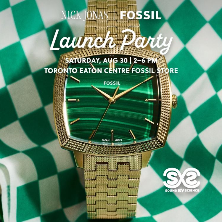 cover art for Nick Jonas X Fossil Launch Party LIVE MIX from Fossil (Eaton Centre) Aug 30, 2025