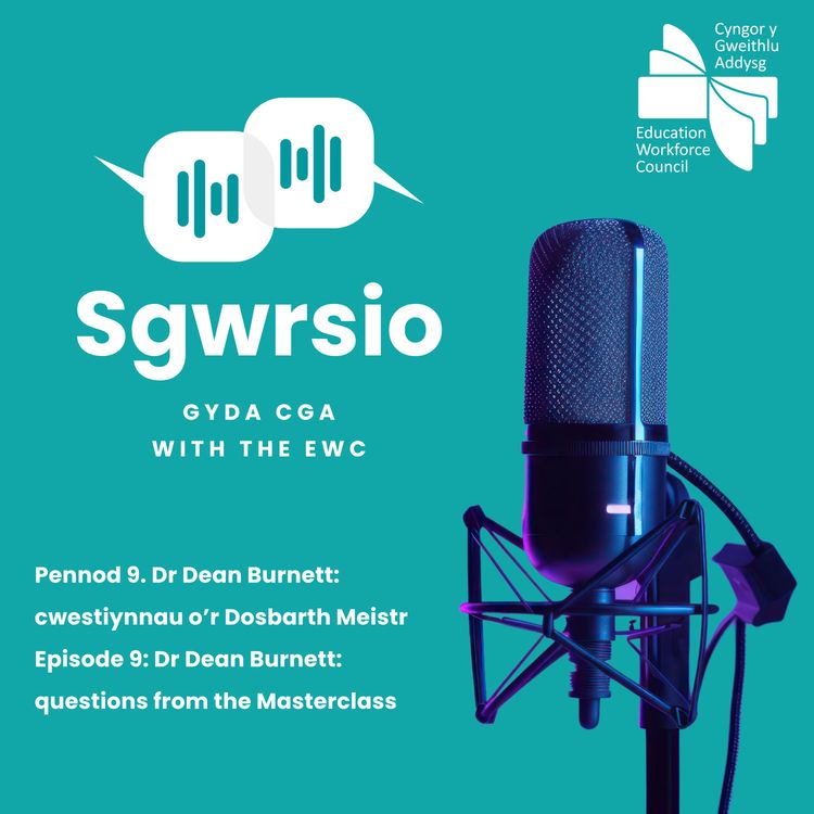 cover art for Sgwrsio with the EWC: Dr Dean Burnett