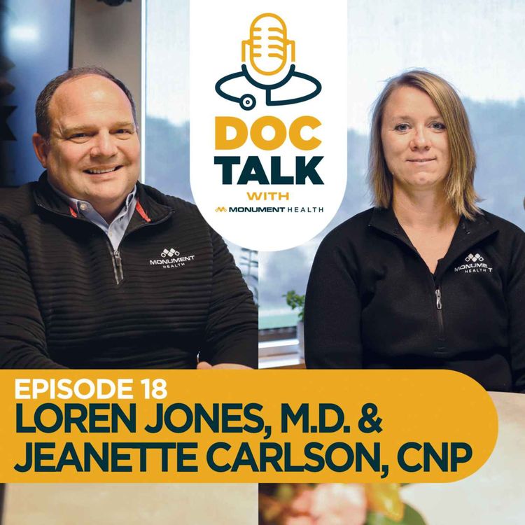 cover art for Episode 18: ENT: Those Tricky Tonsils with Dr. Loren Jones and Jeanette Carlson, CNP