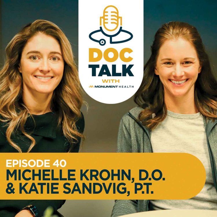 cover art for Episode 40: OB/GYN: Stepping Out Onto the Pelvic Floor with Dr. Michelle Krohn and Katie Sandvig, P.T.