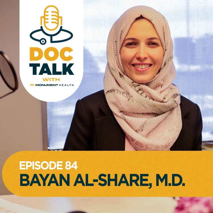 cover art for Episode 84: Oncology: Demystifying Colon Cancer with Dr. Bayan Al-Share