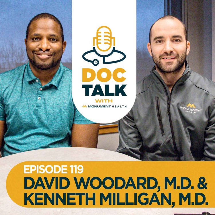 cover art for Episode 119: Healthy Hips, Happy Knees with Dr. David Woodard and Dr. Kenneth Milligan