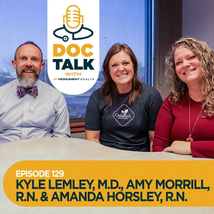 cover art for Episode 129: A Peek Behind the Curtain of PICU with Kyle Lemley, M.D., Amy Morrill, RN, and Amanda Horsley, RN