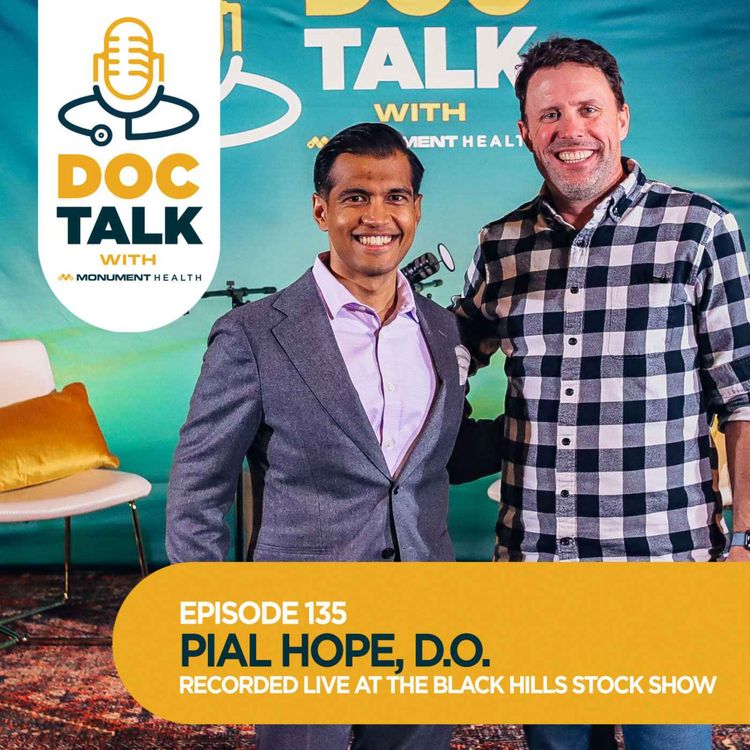 cover art for Episode 135: Doc Talk Live! Robotic Surgery with Pial Hope, D.O.