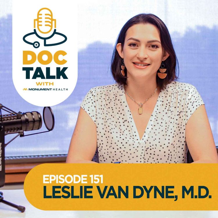 cover art for Episode 151: Trauma Surgery and Emergency Medicine with Leslie Van Dyne, M.D.