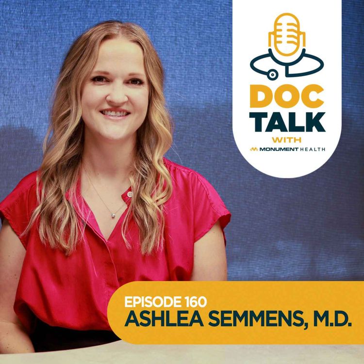 cover art for Episode 160: Facing Breast Cancer with Ashlea Semmens, M.D.