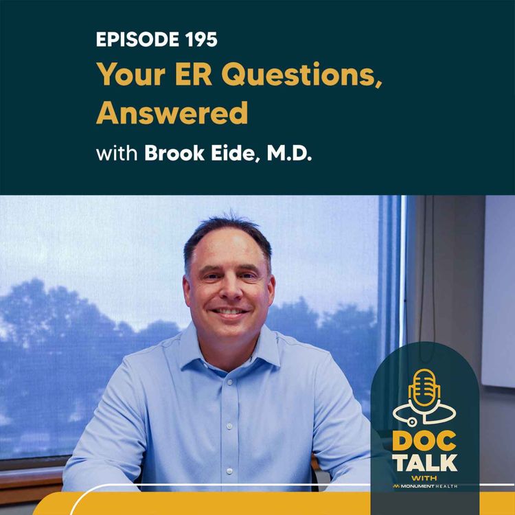 cover art for Episode 195: Listeners Ask About the New Rapid City Emergency location with Brook Eide, M.D.