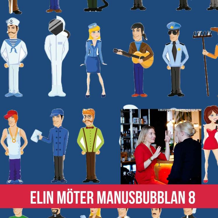 cover art for Elin möter Manusbubblan 8