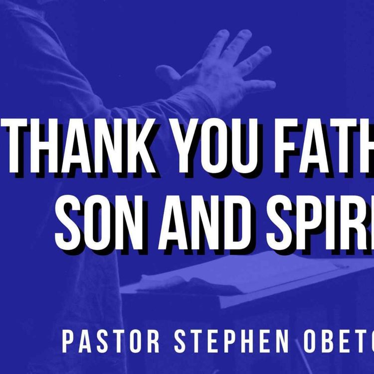 cover art for Thank You  Father, Son and Spirit