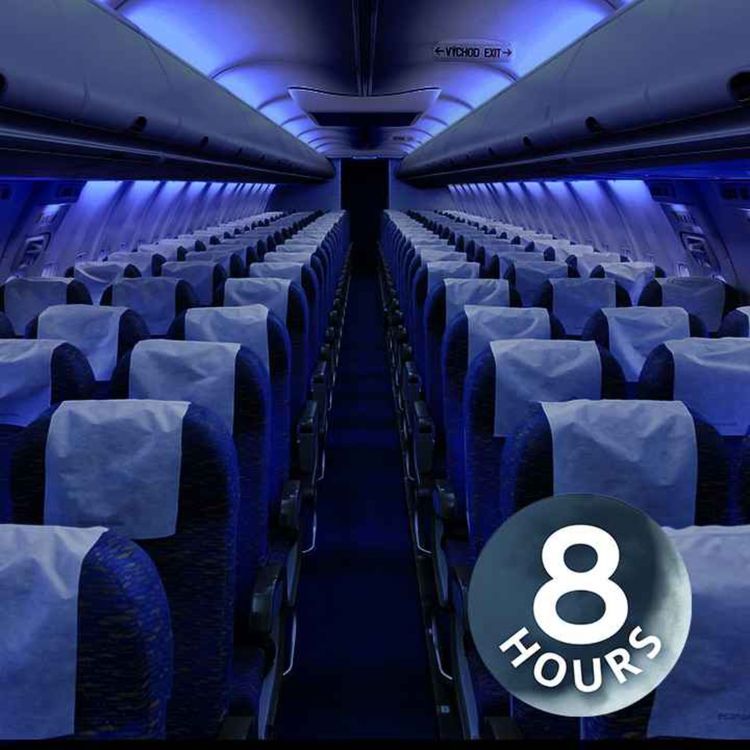 cover art for Ruido blanco de cabina de avión | Útil para dormir, estudiar o hacer la tarea (8 horas)
