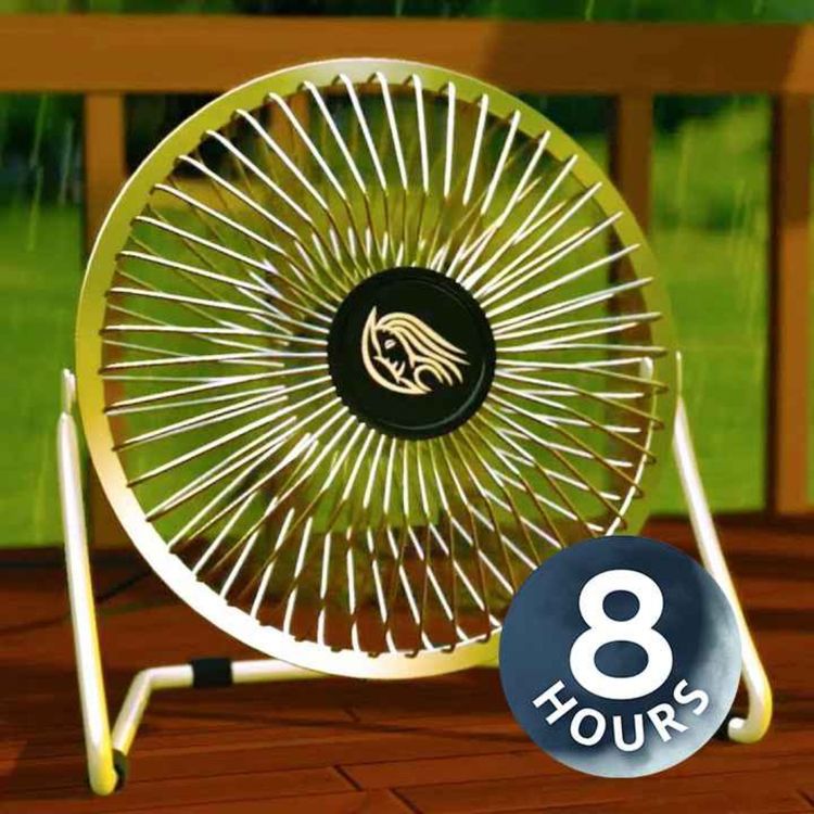 cover art for Ruido blanco de ventilador y lluvia | Estudia, concéntrate, duerme (8 horas)