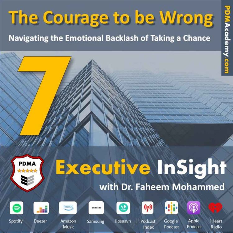 cover art for The Courage to be Wrong