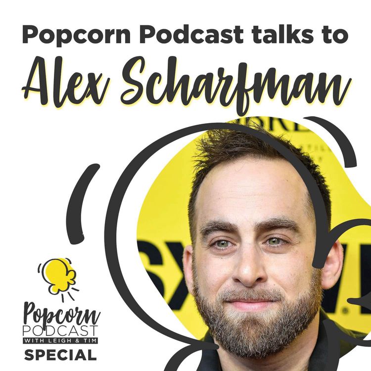 cover art for Alex Scharfman interview (Death of a Unicorn)