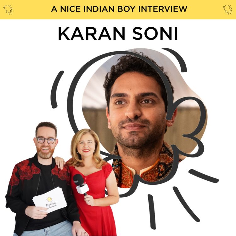 cover art for Karan Soni interview (A Nice Indian Boy)