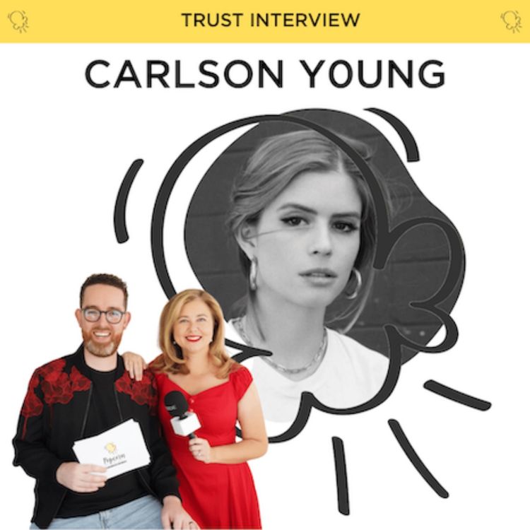 cover art for Carlson Young interview (Trust)