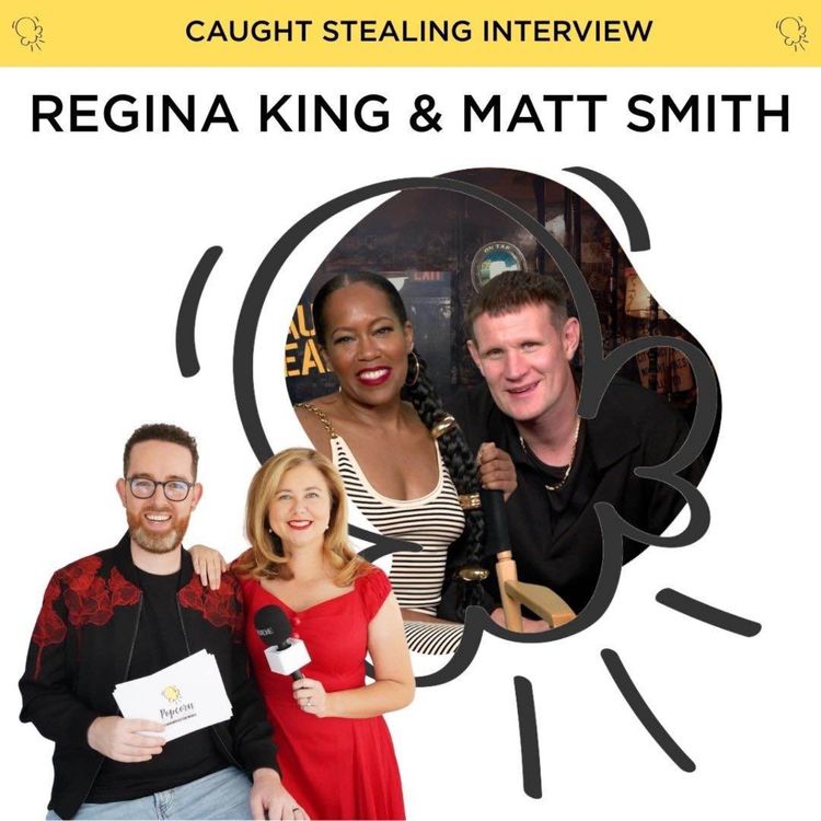 cover art for Regina King and Matt Smith on cats, cookies and Caught Stealing