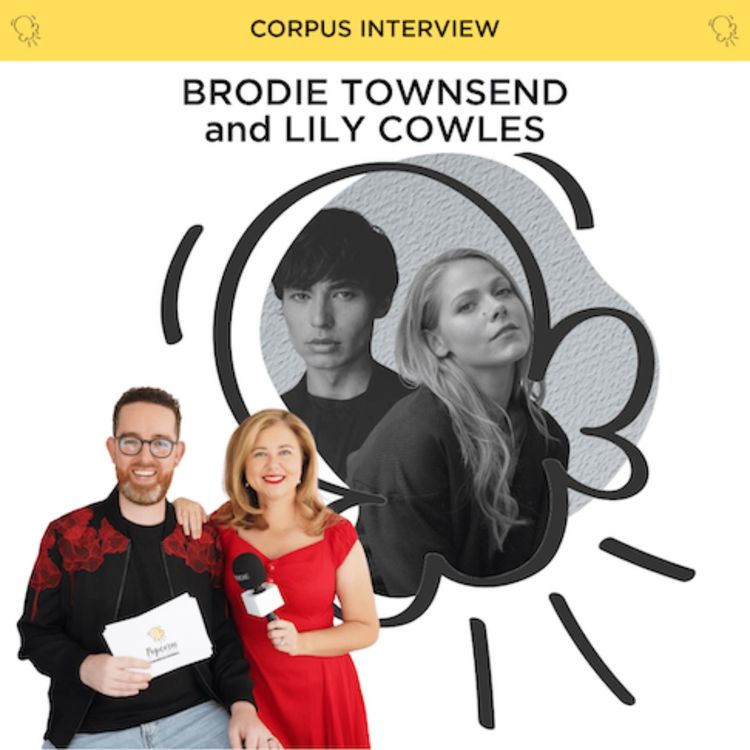 cover art for Corpus stars, Brodie Townsend and Lily Cowles, talk seduction, terror and collaboration