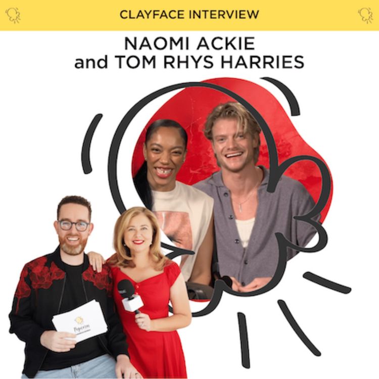 cover art for Tom Rhys Harries and Naomi Ackie talk emotional depth, leaps of faith and “pointy things” in Clayface
