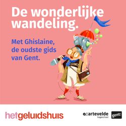 cover art for De Wonderlijke Wandeling met Ghislaine, de oudste gids van Gent (9+)