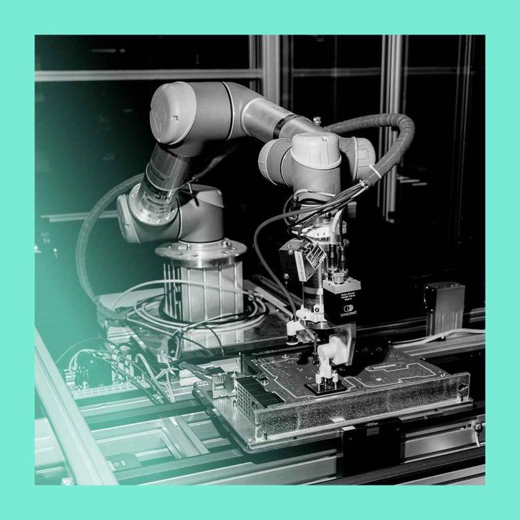 cover art for When AI gets physical: a peek inside the factories of the future