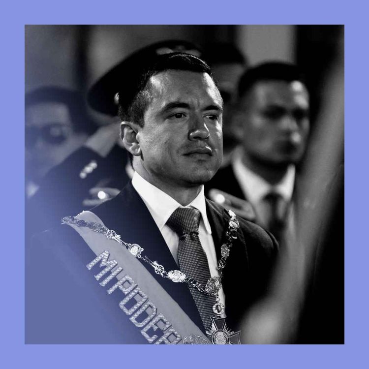 cover art for Going gang-buster: we meet Ecuador’s president