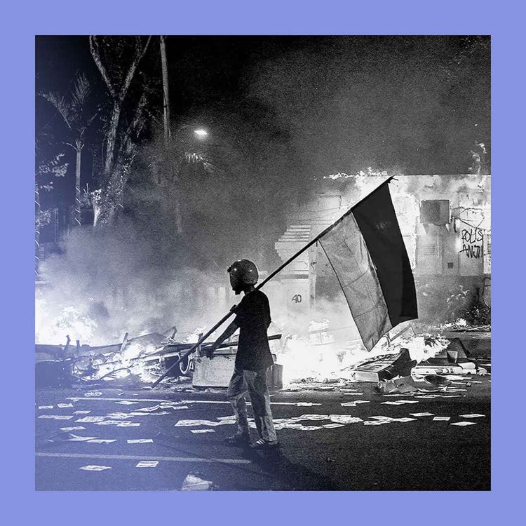 cover art for Indonesia ablaze: Riots test Prabowo