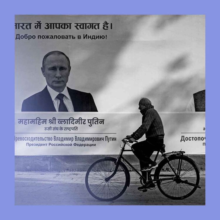 cover art for Delhi-novela: Putin and Modi rekindle bromance
