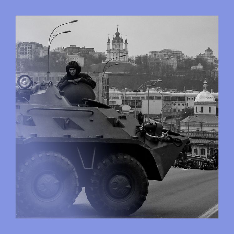 cover art for A world-changing war: four years in Ukraine