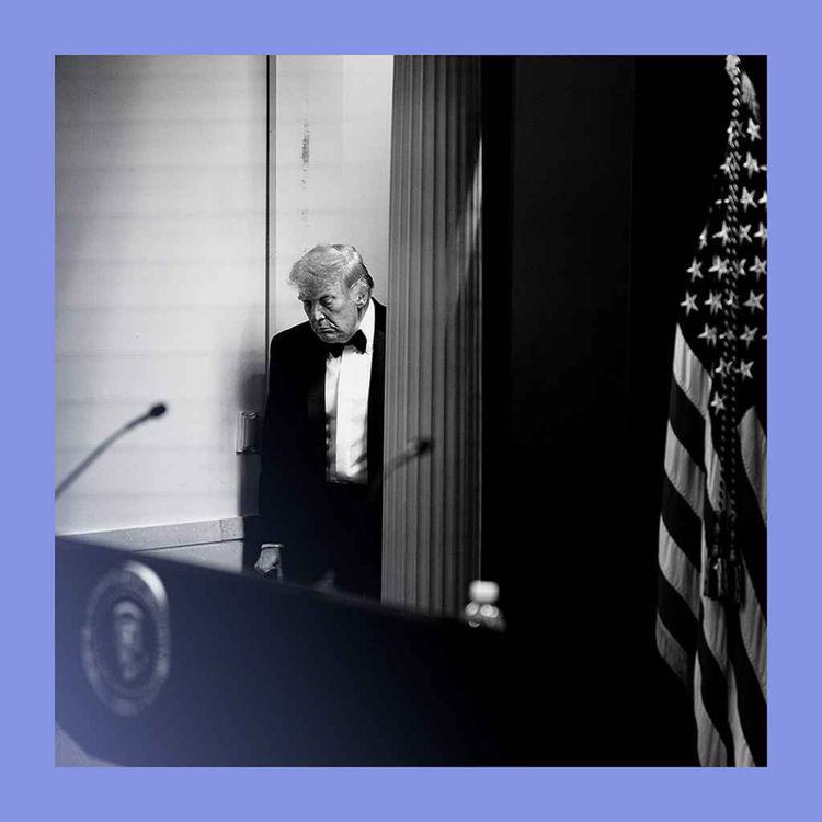 cover art for Security banquet: queries over Trump protection