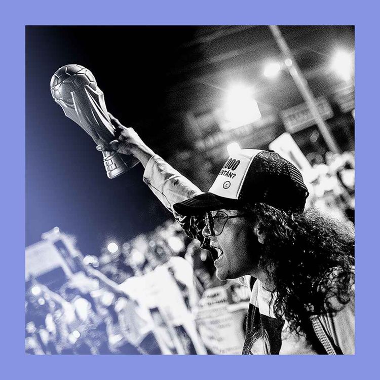 cover art for Kicking and screaming: protests at World Cup