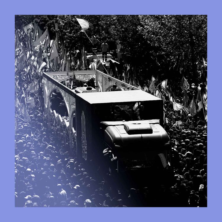 cover art for The mourning show: the politics of Khamenei’s funeral