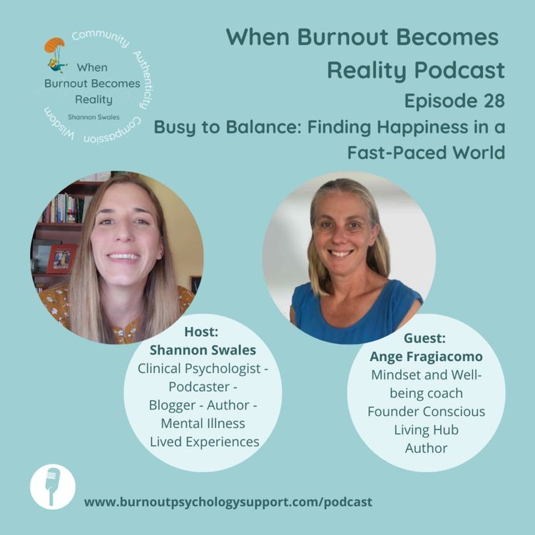 cover art for Busy to Balance: Finding Happiness in a Fast Paced World