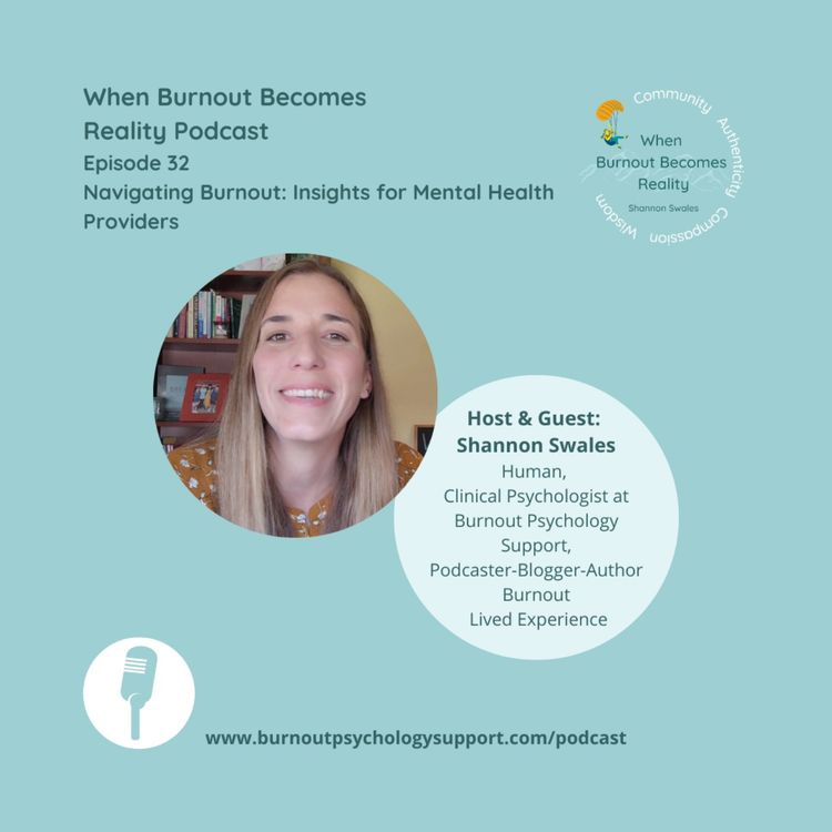 cover art for Navigating Burnout for Mental Health Providers