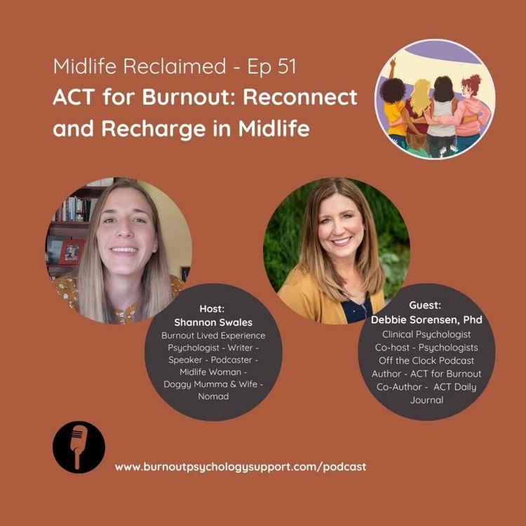 cover art for ACT for Burnout: Reconnect and Recharge in Midlife