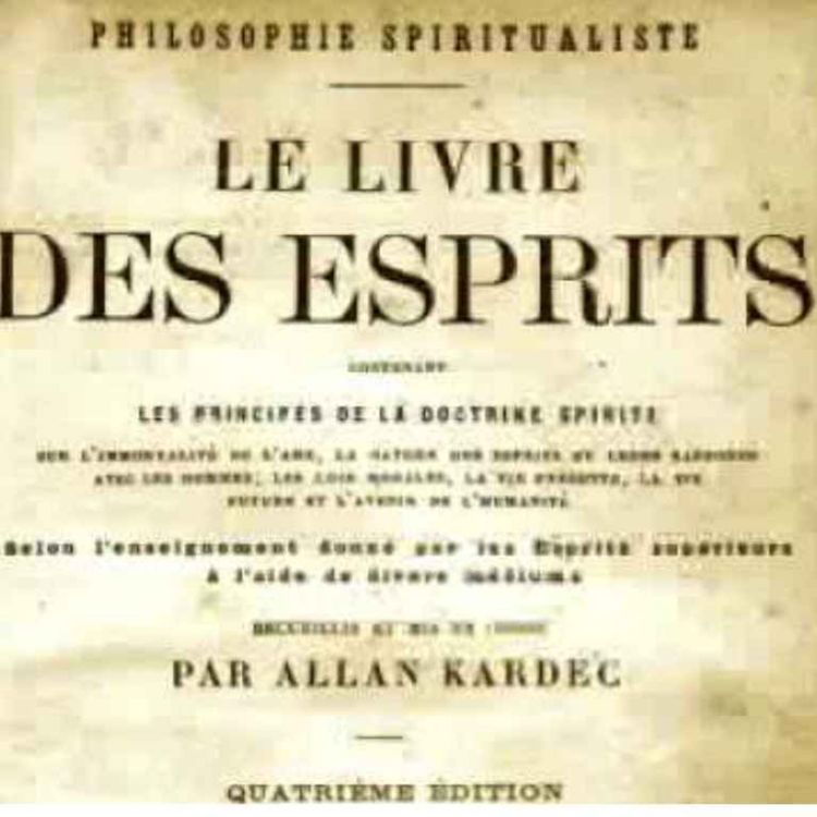 cover art for 166 anos da primeira edição do Livro dos Espíritos 