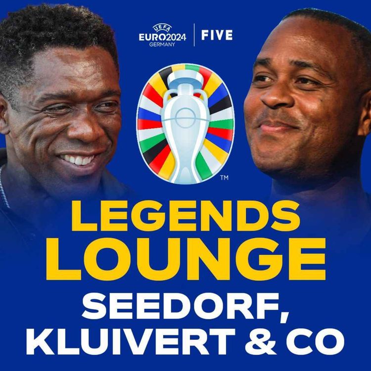 cover art for Euro 2024 Spain vs England Final Predictions ft Kluivert, Seedorf & More. Legends Lounge on the Road