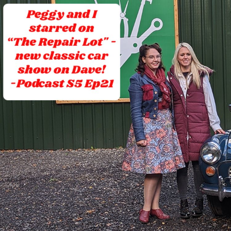 cover art for Peggy and I starred on "The Repair Lot" - new classic car show on Dave!