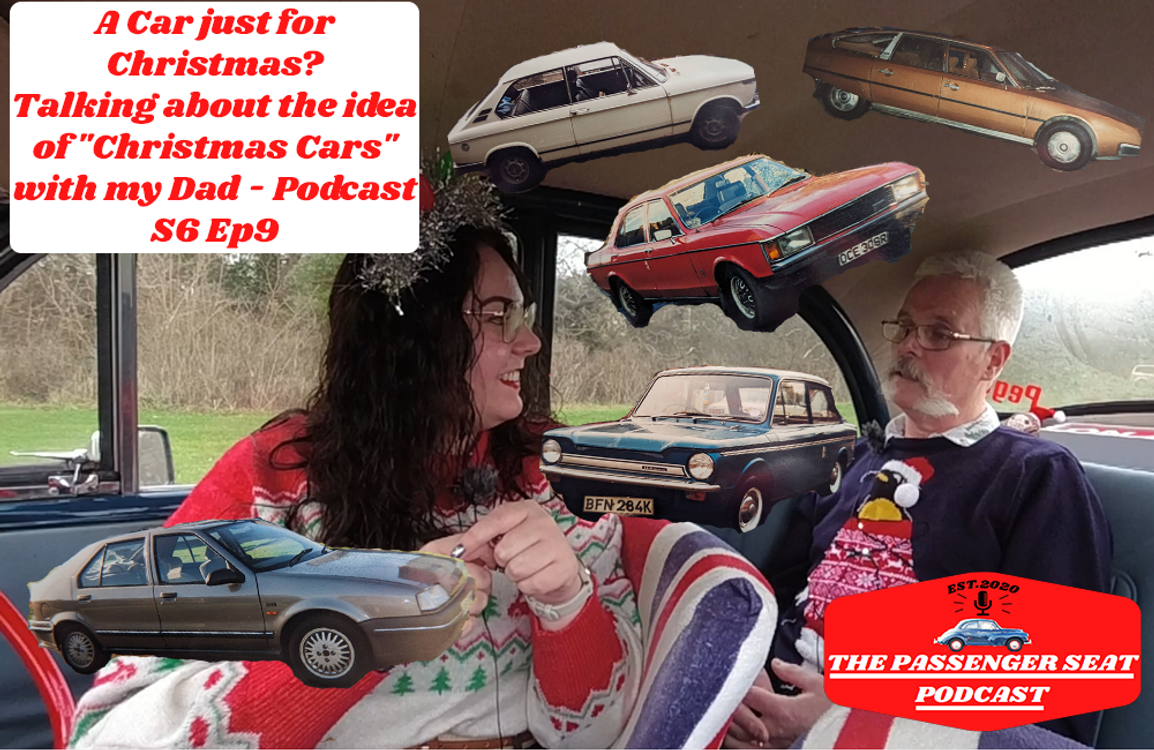 cover art for A Car just for Christmas? Talking about the idea of "Christmas Cars" with my Dad