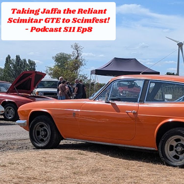 cover art for Taking Jaffa the Reliant Scimitar GTE to Scimfest!