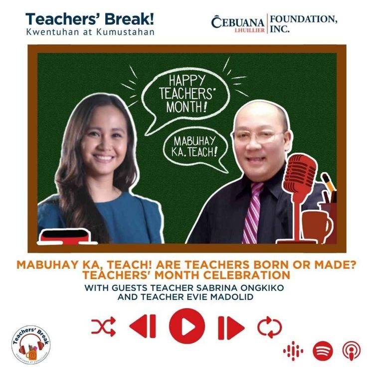 cover art for MABUHAY KA, TEACH: ARE TEACHERS BORN OR MADE? (TEACHERS' MONTH CELEBRATION)