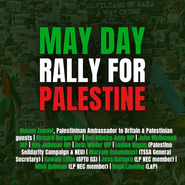 cover art for May Day Rally for Palestine 