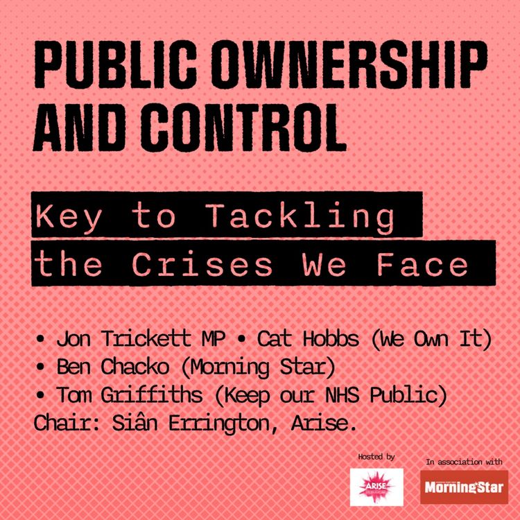 cover art for Public Ownership and Control - Key to Tackling the Crises We Face