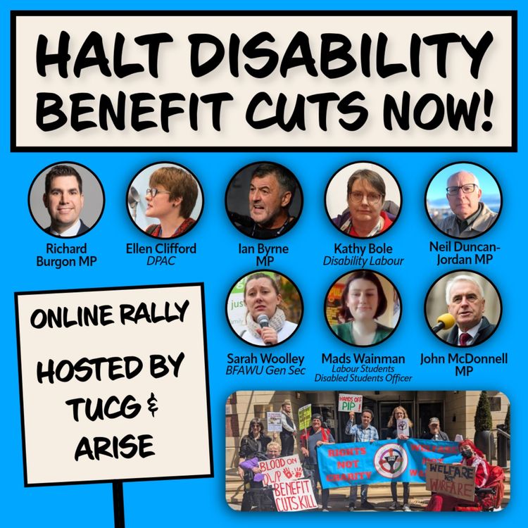 cover art for RALLY: Halt Disability Benefit Cuts Now!