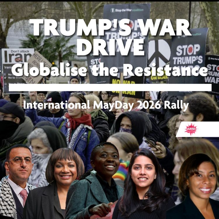 cover art for Trump's War Drive - Globalise the Resistance