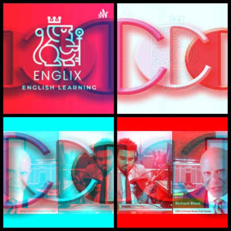 cover art for Englix Broadcast with writer Saurav Bhattacharjee. A Language strategy in sales by Richard Blank.