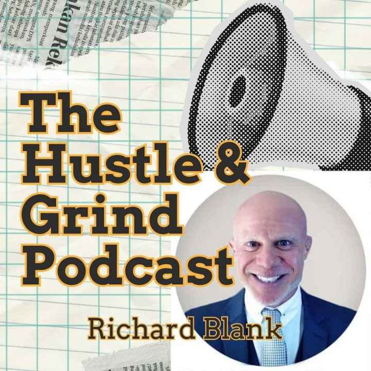 cover art for Andrew Chesnutt presents The Hustle and Grind Podcast.Call Centers and Pinball with Richard Blank